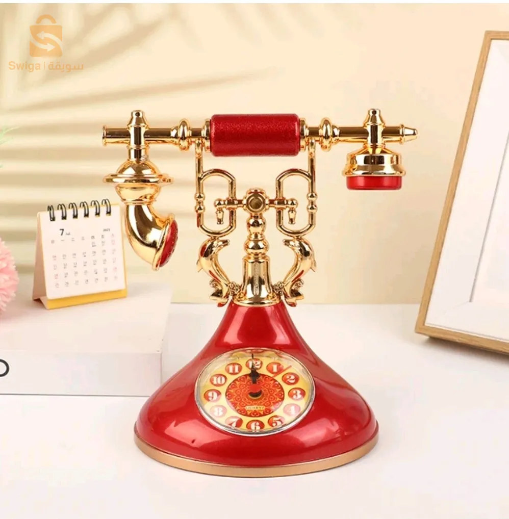Réveil rétro modèle téléphone pour chronométreur créatif pour la décoration