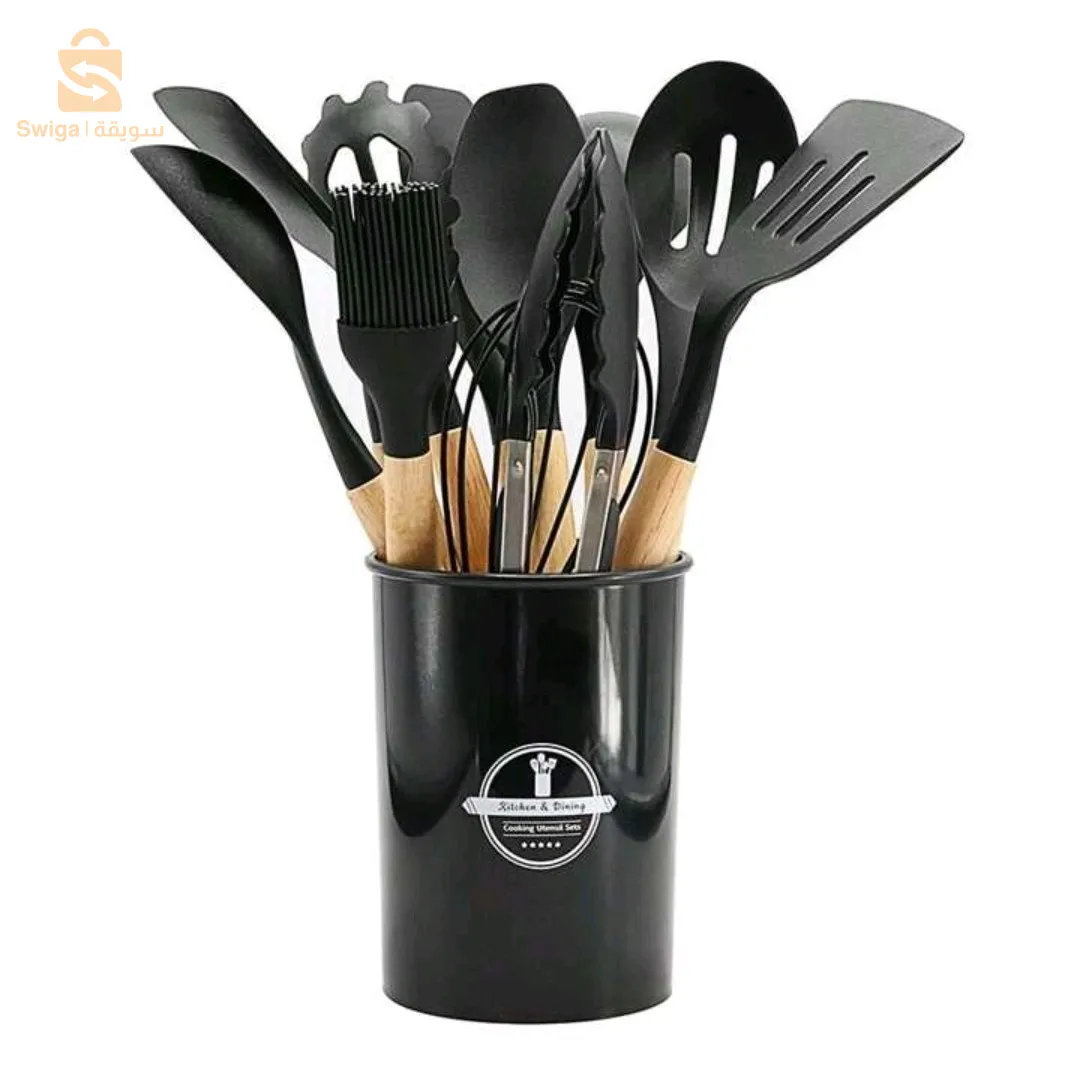 مجموعة أواني مطبخ سيليكون 12pcs