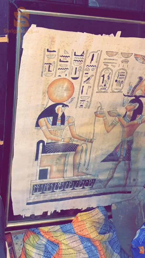 لوحة فنية للفراعنة