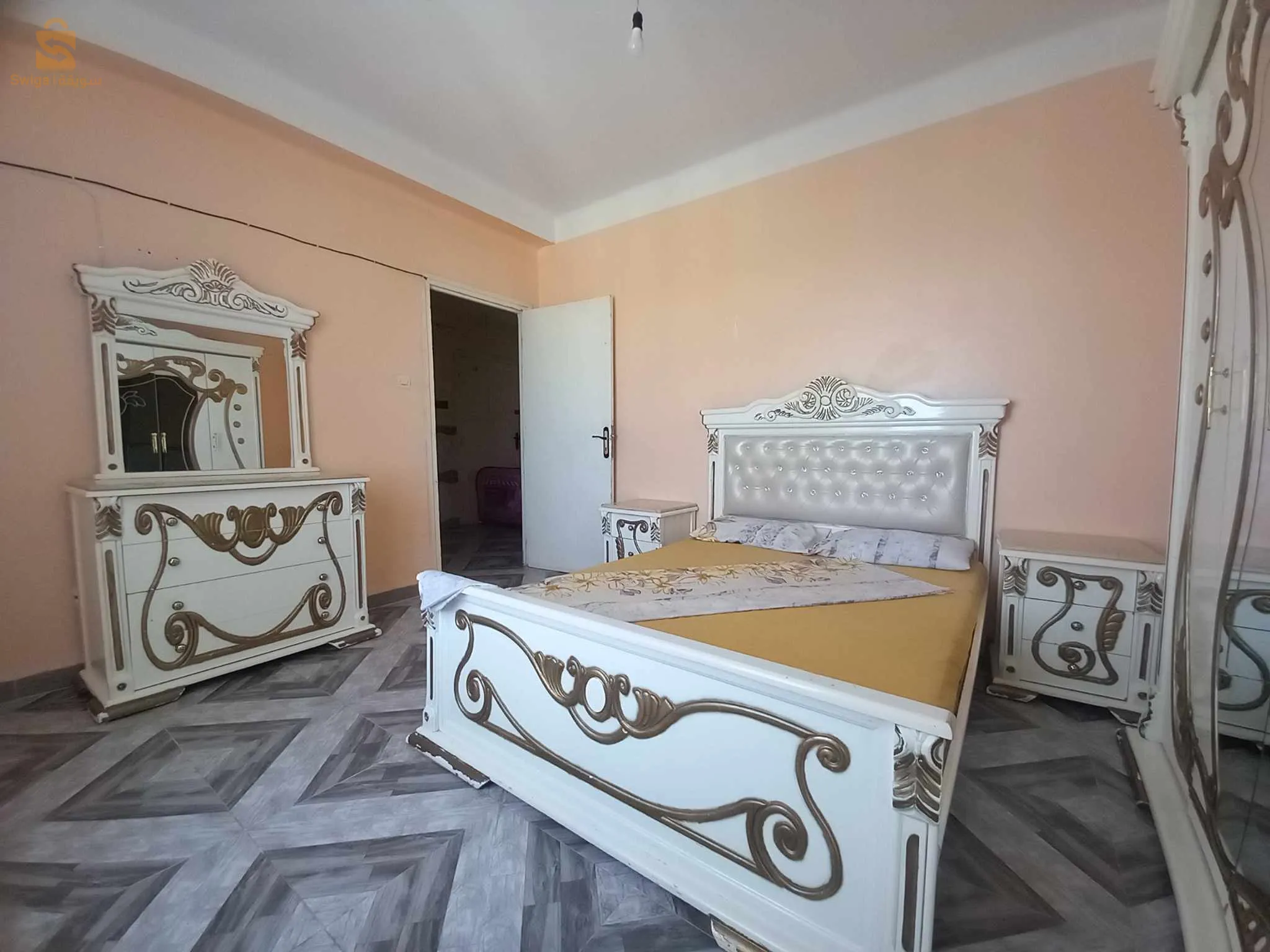 شقة f3 ماشاء الله مجهزة و نظيفة مطلة على البحر 0656577791
