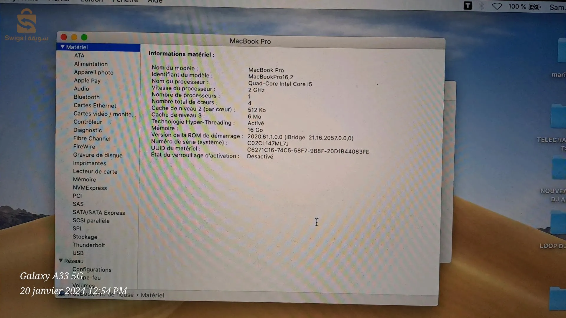 Macbook pro 2020