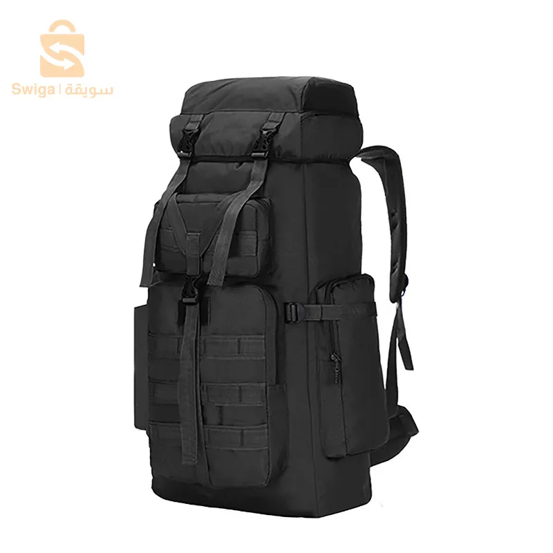 حقيبة ظهر تكتيكية للمشي لمسافات طويلة بسعة كبيرة 80 لتر$👍