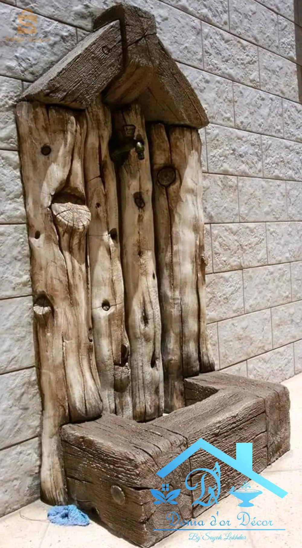 ديكور نحت على الإسمنت للحدائق