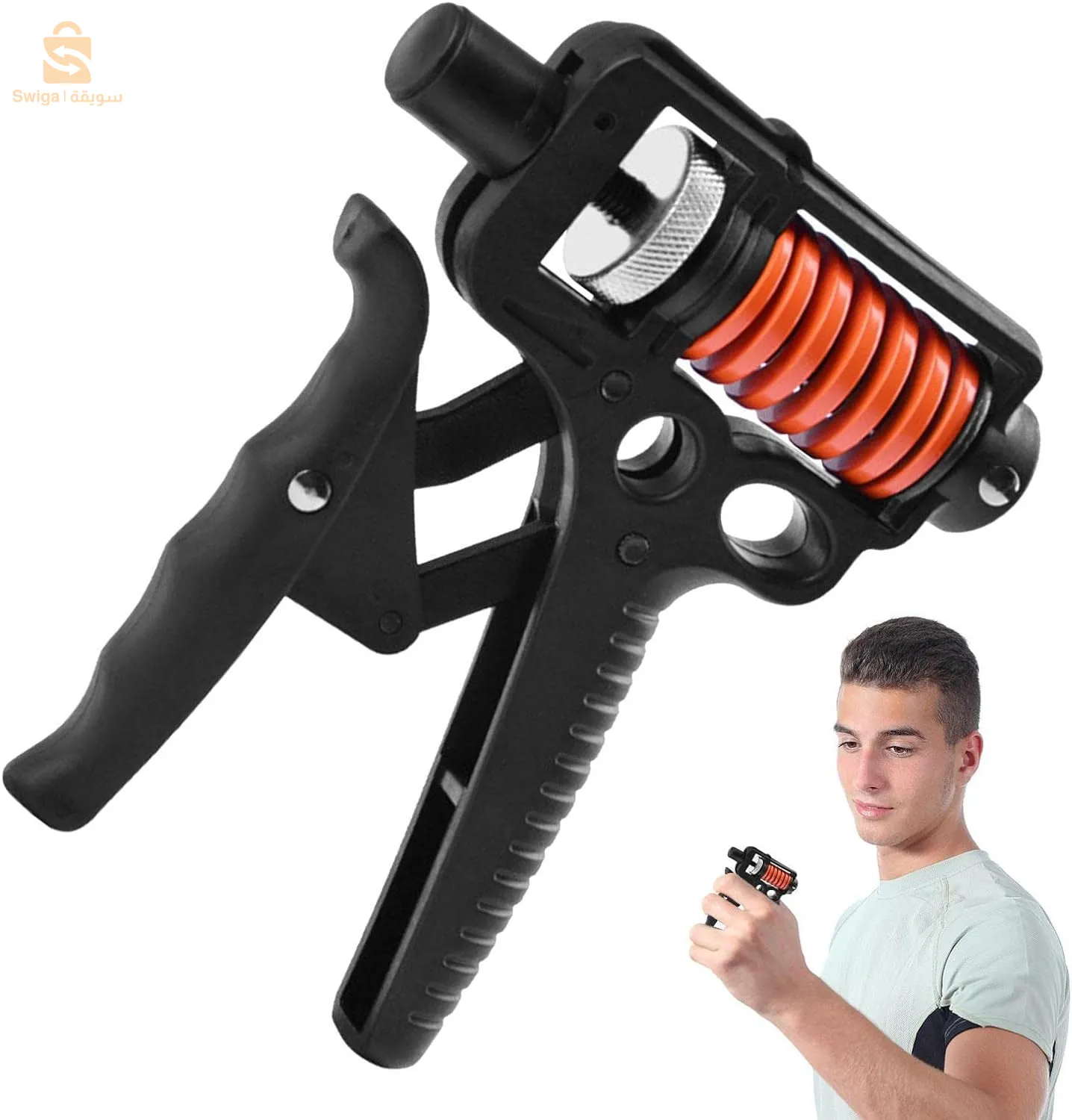 Renforcement de la poignée avec résistance réglable 5-160kg