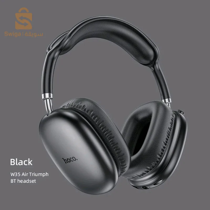 PreviousNextCasque Sans fil Hoco stéréo HIFI Avec Bluetooth 5.3 , W35 Air 45hrs Play , carte TF, AUX