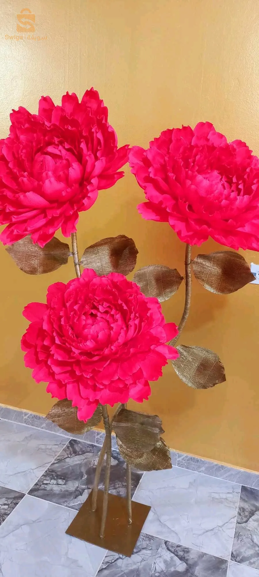 ورد اسطيناعي من الورق