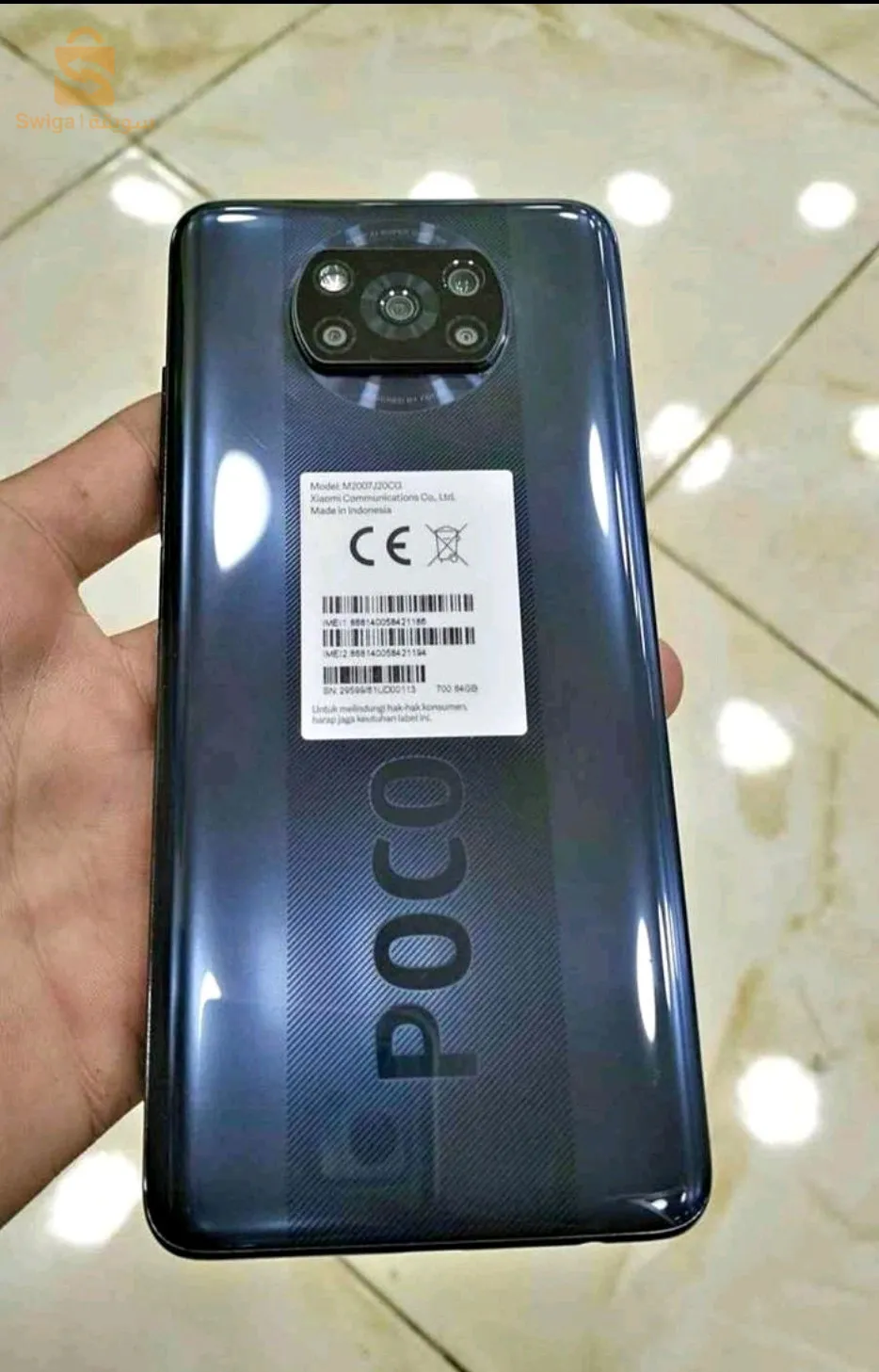 بوكو x3 nfc مستعمل في حالة ممتاازة للبيع