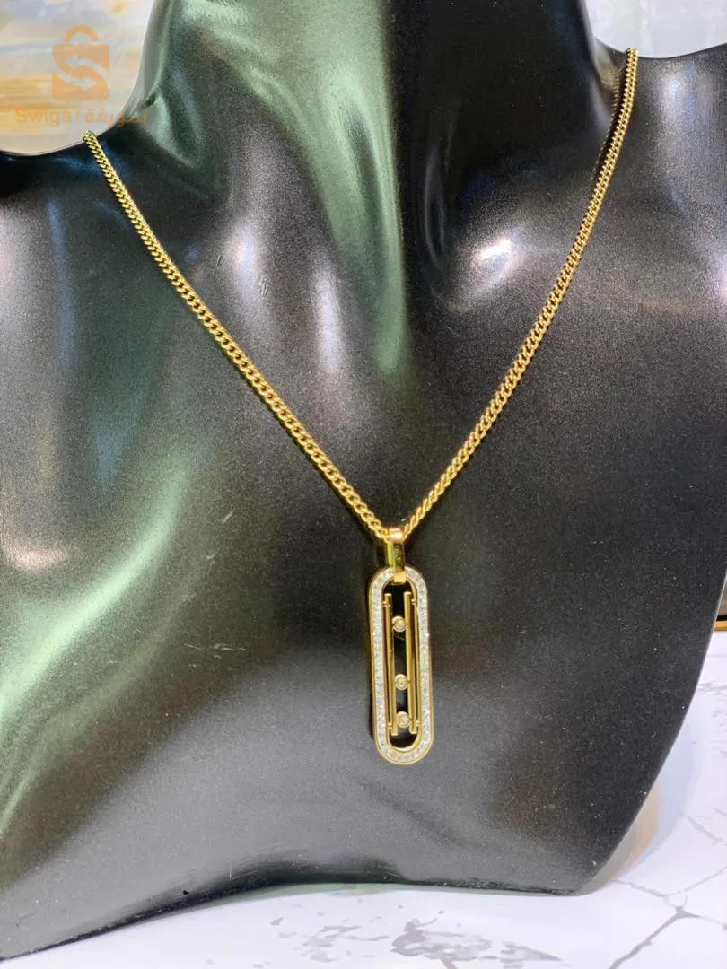 collier femme en acier inoxydable