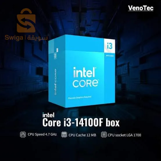 Processor CPU intel core i3 14100f Box Factory Sealed LGA 1700