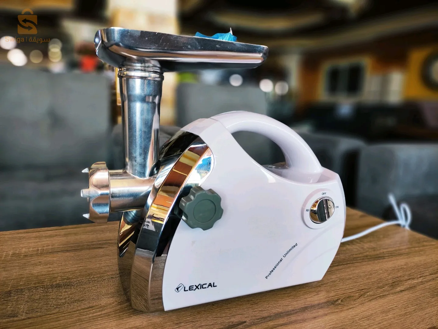 مفرمة لحم كهربائية متعددة الأغراض من ليكسيكال LMG 2002، 1000 واط$👍