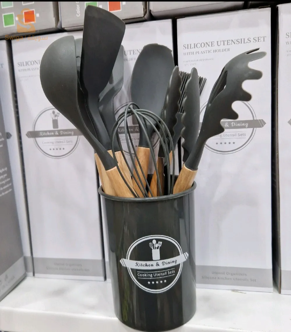 مجموعة أواني مطبخ سيليكون 12pcs