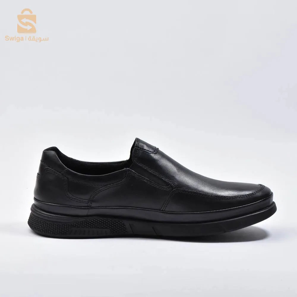 Trappeur cuir noir pour les hommes