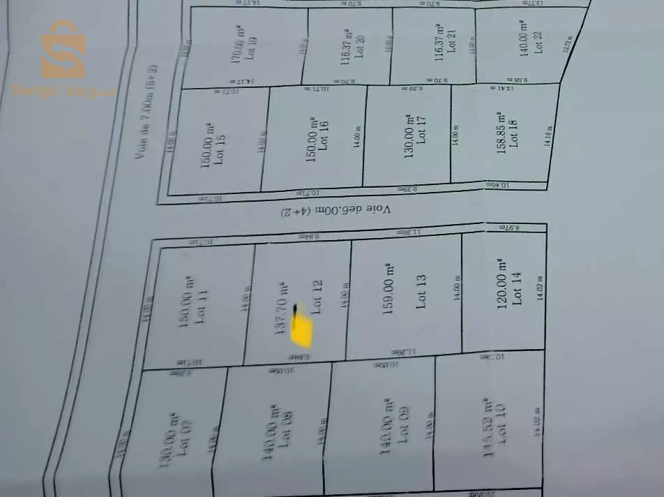 بيع قطعة ارض