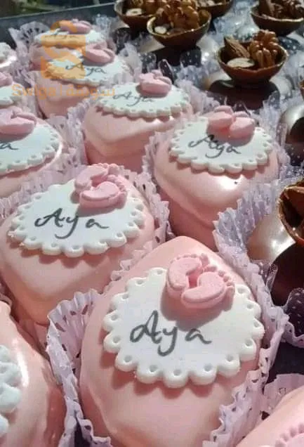 حلويات للمواليد ذكور اأو إناث حسب الطلب
