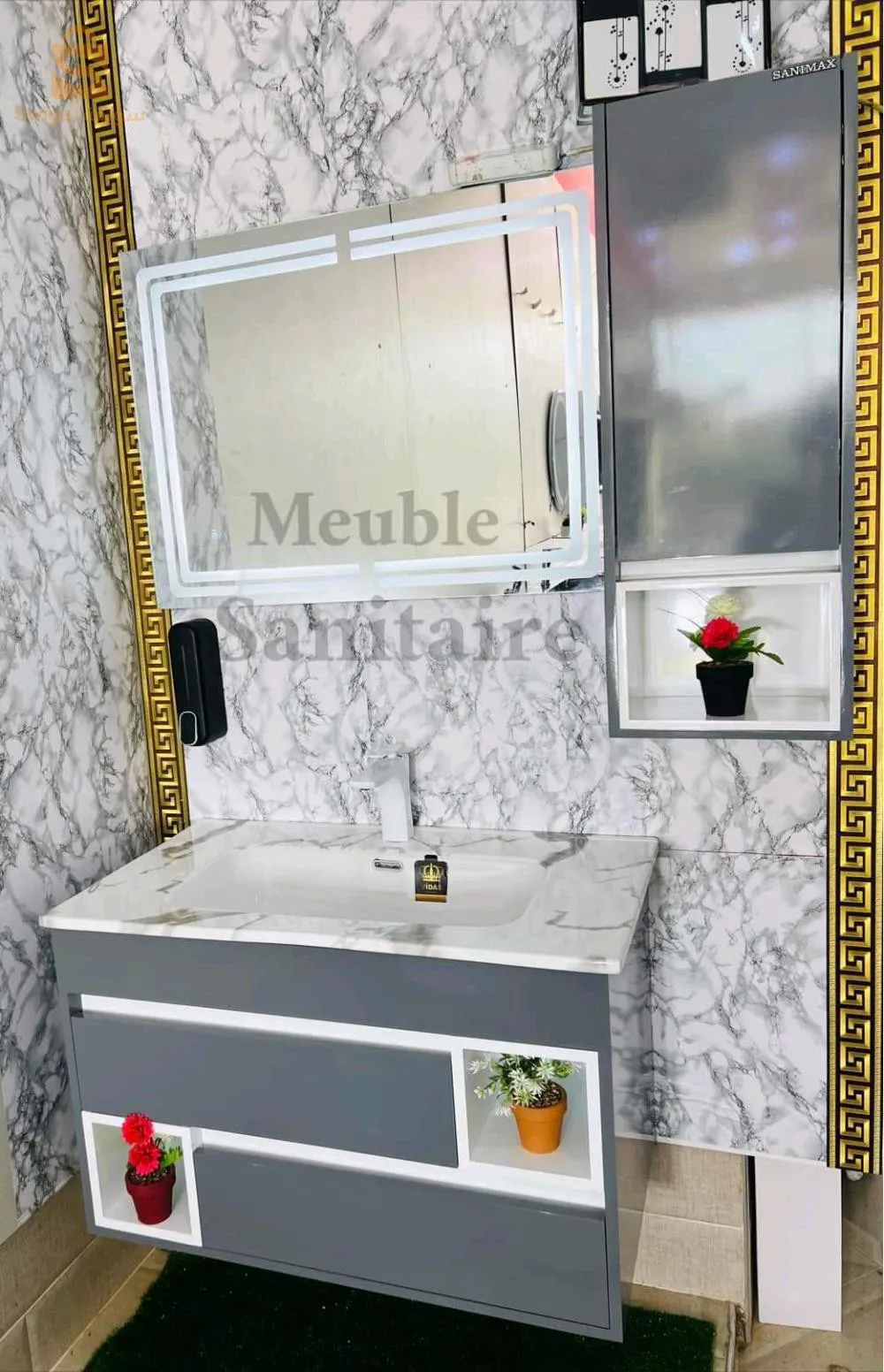 🚨 تخفيضات رائعة و مناسبة للجميع 
📢جهز حمامك 
مابل %100 ضد الماء و الرطوبة بي الضمان
منتوج مستورد 🔥