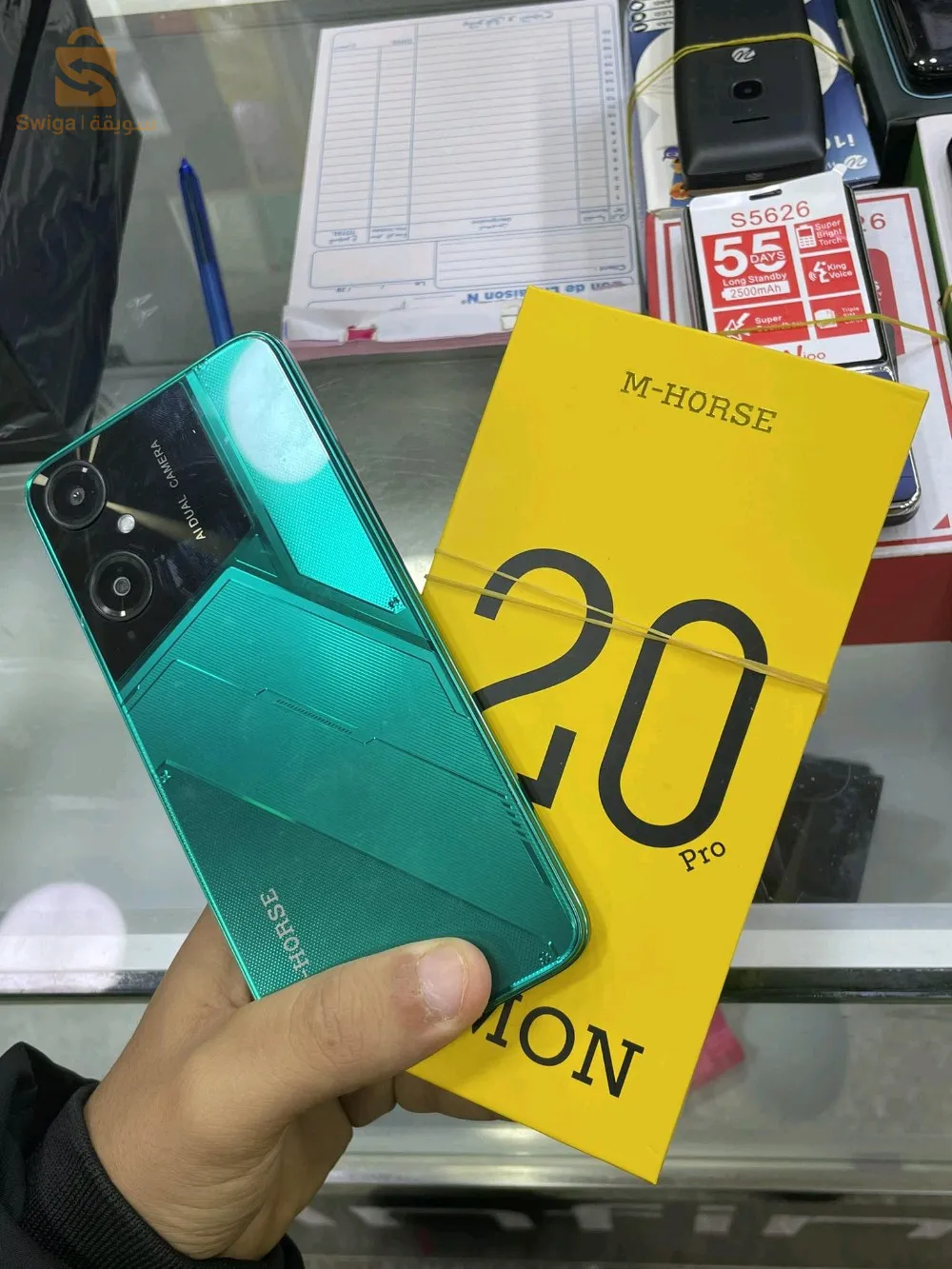 Téléphone M-horse camon 20 pro 
Téléphone M-horse camon 20 pro
Camera 
5 MP front + 8 MP rear 
4 GB ram 
32 GB rom 
Face id 
Usb tybe-c 
5000 mah 
Trés Bonne qualité 
16200دج
0665955230فب👉viber watts