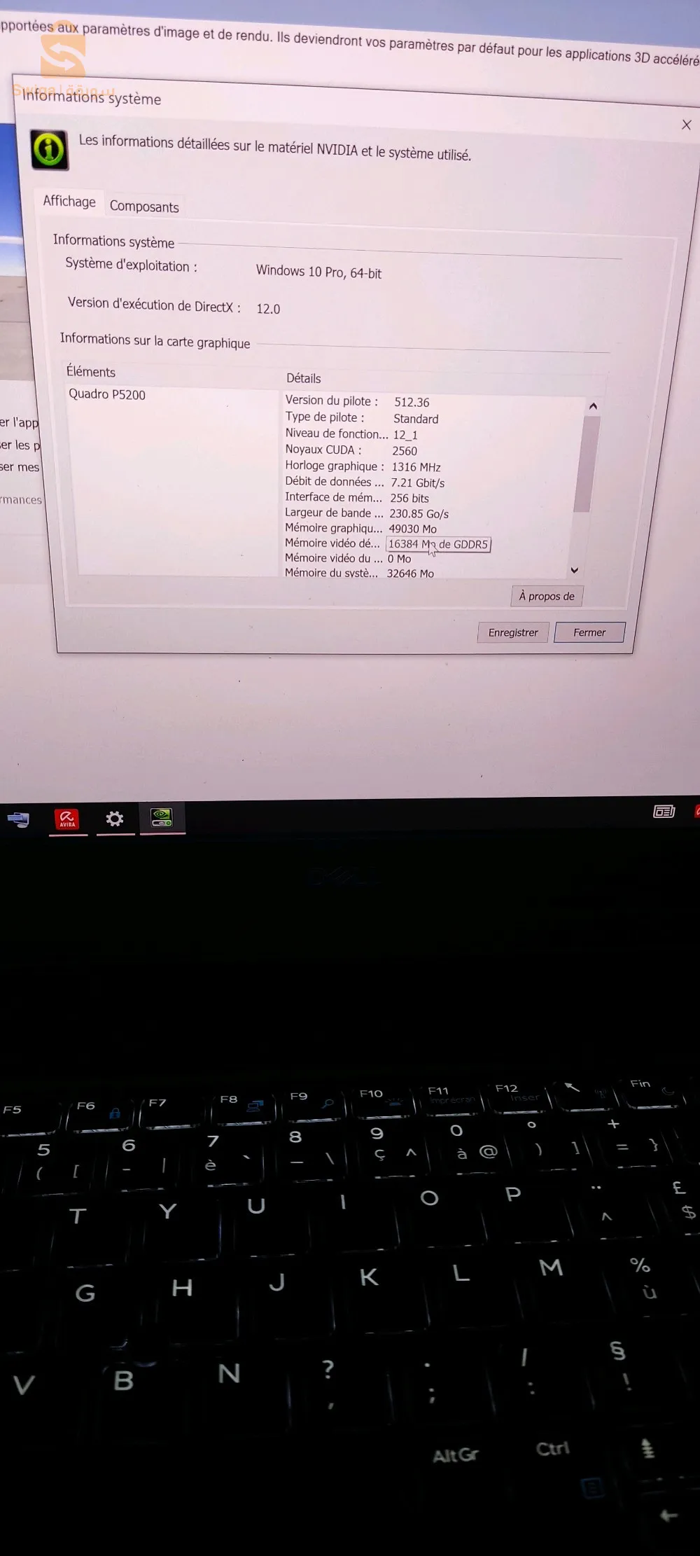 DELL Précision 7730
I9-8950HK,64GO,SSD.NVMe(1To+512Go),NVIDIA.Quadro.P5200 16GoTotal 48go,17"