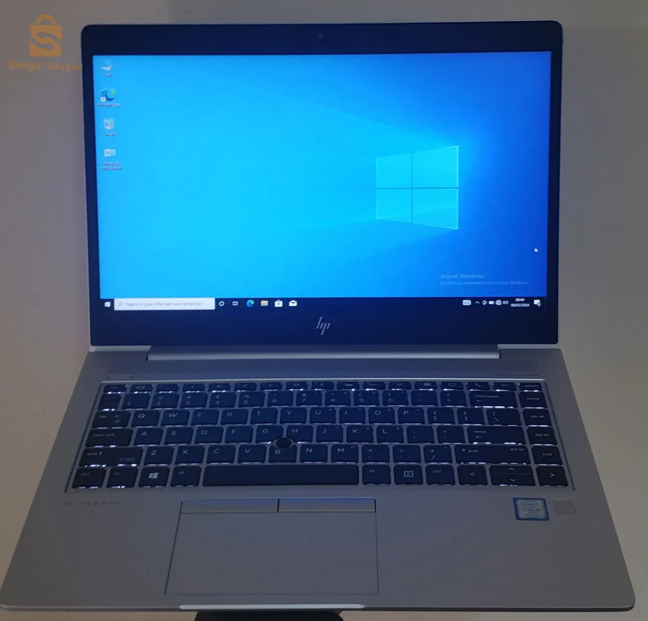 السلام عليكم ورحمة الله وبركاته 💻HP Elitebook 840 G6▪️CPU: I5-8350U (8eme génération )▪️RAM: 8GB (16GB --> +3000 DA )▪️Stockage: 256GB SSD ▪️Clavier lumineux 💡 ▪️Empreinte (البصمة)▪️État 10/10▪️Portes: ( Carte sim, carte SD, carte magnétique, 2 USB, Ethernet, type-C, hdmi... )▪️Chargeur original ▪️Batterie excellente▪️Écran 14.1" pouces▪️Ultra Slim et léger السعر: 55000 رقم الهاتف: 0696997719التوصيل متوفر