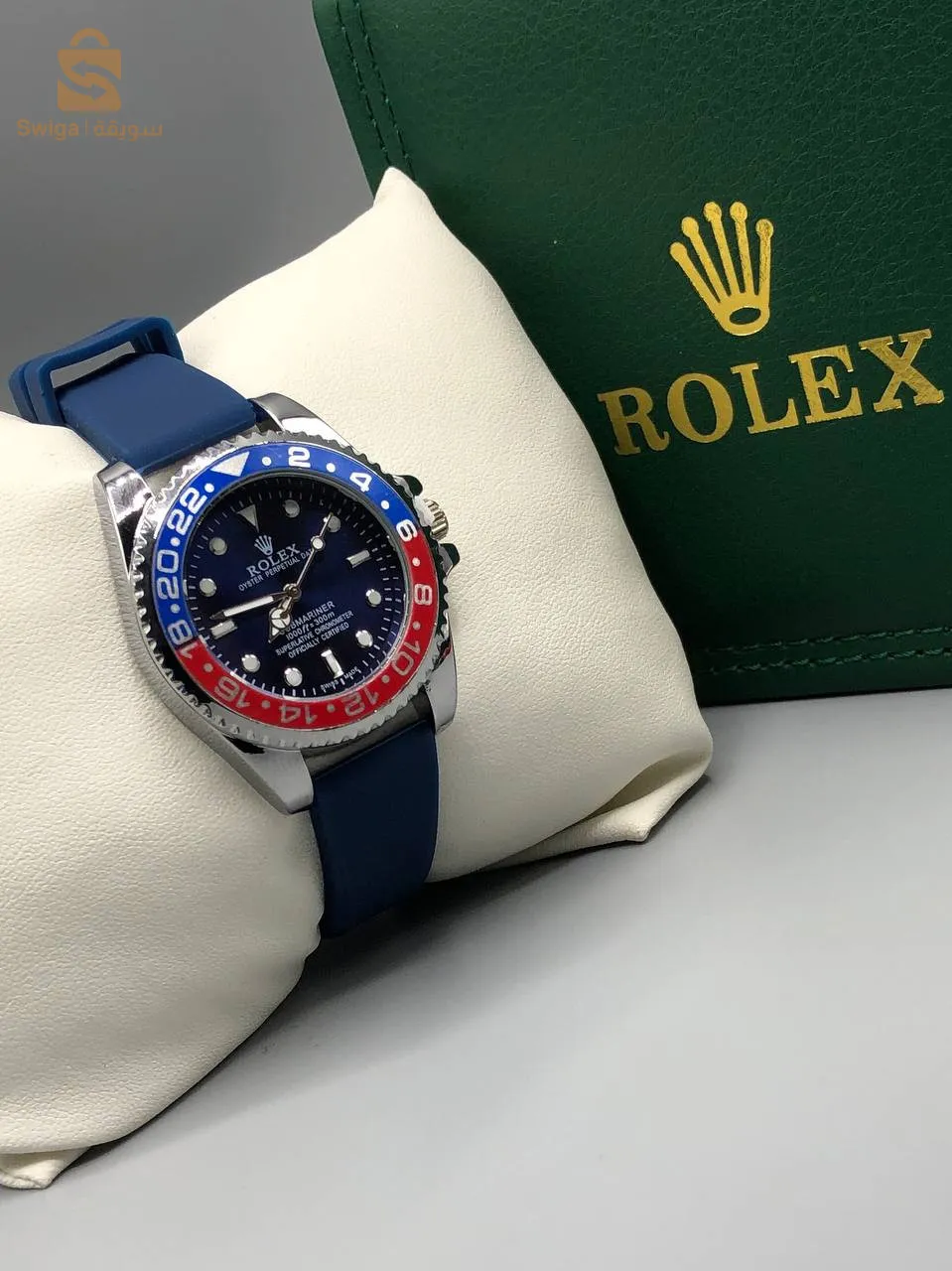 montre rolex en acier inoxydable ⌚️