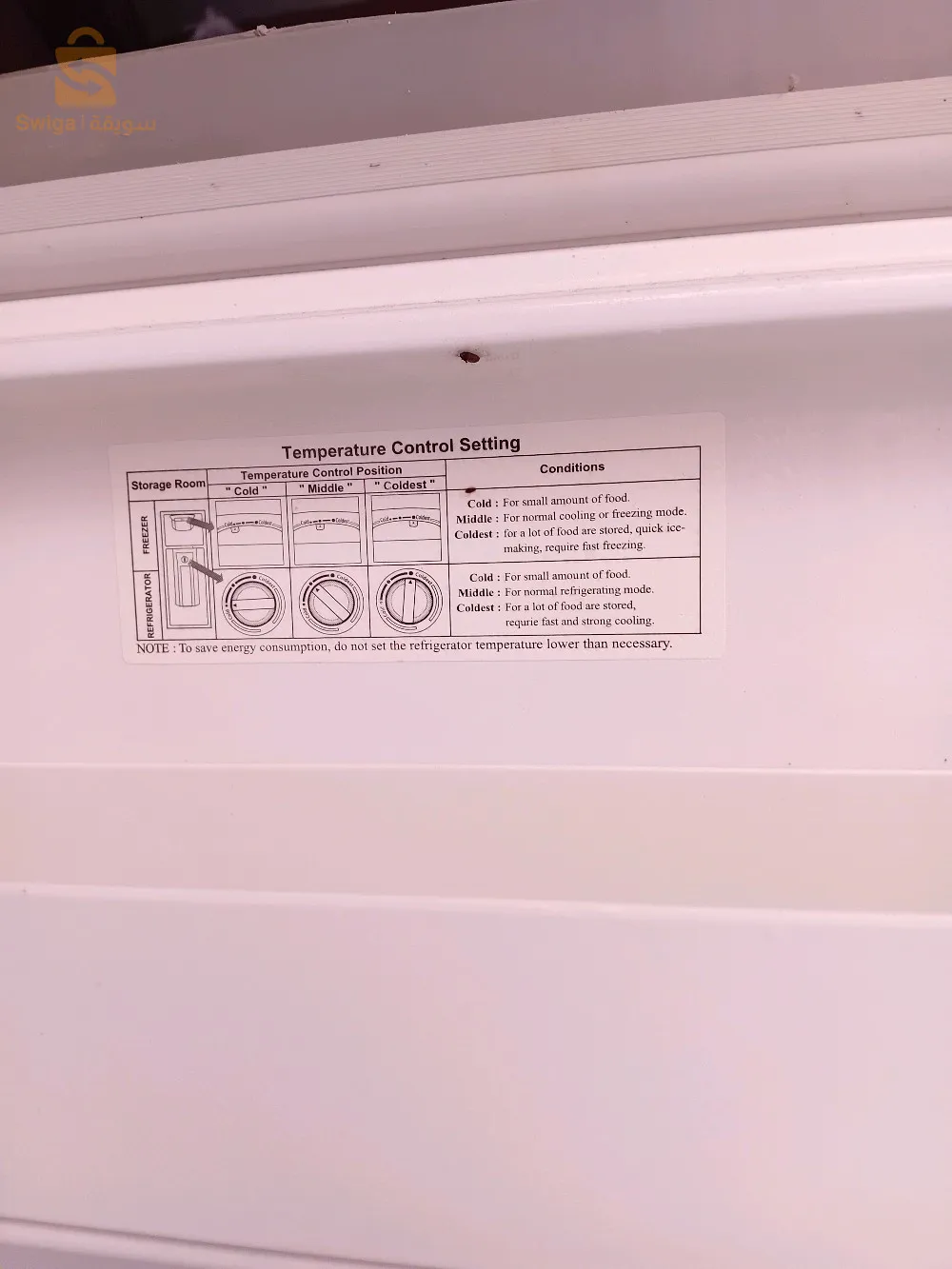 frigidaire Samsung Air shower