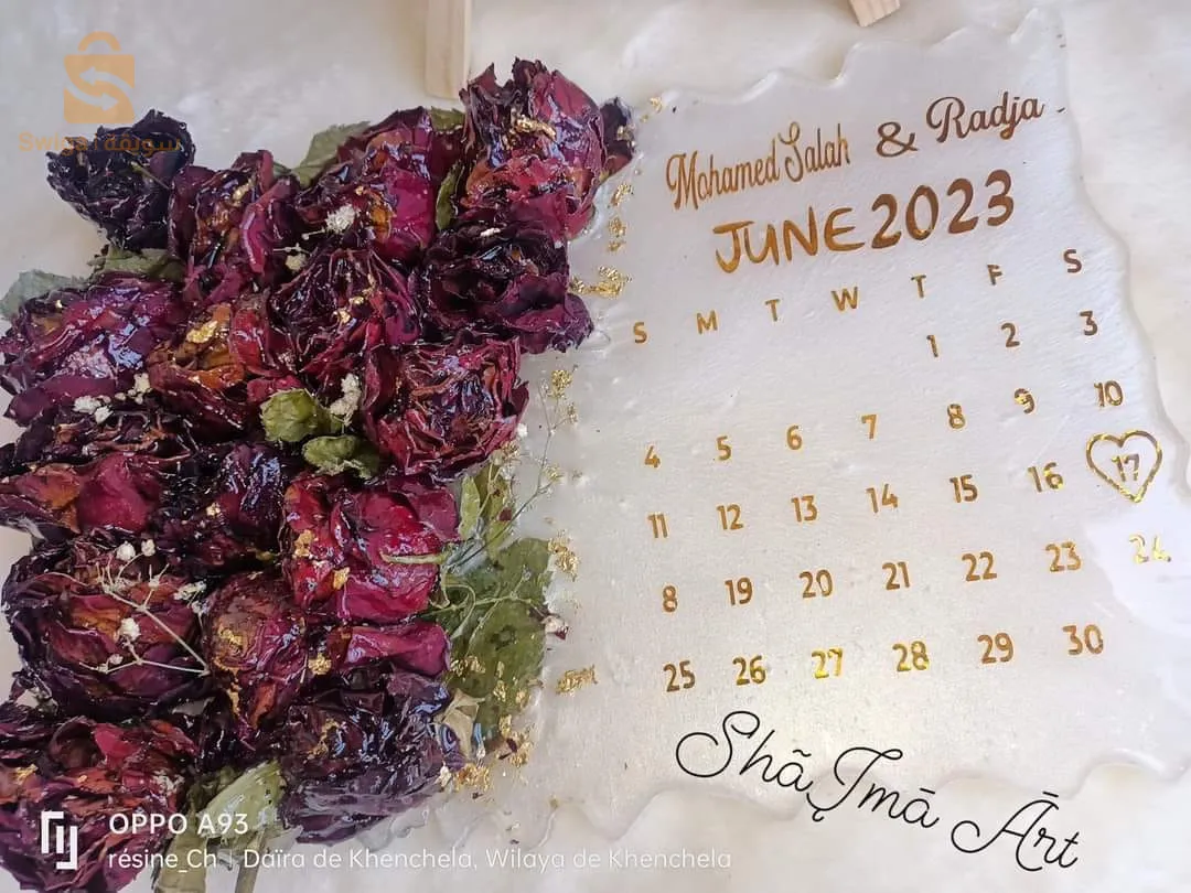 الحفاظ على الورد بالريزين 🌸❤️️