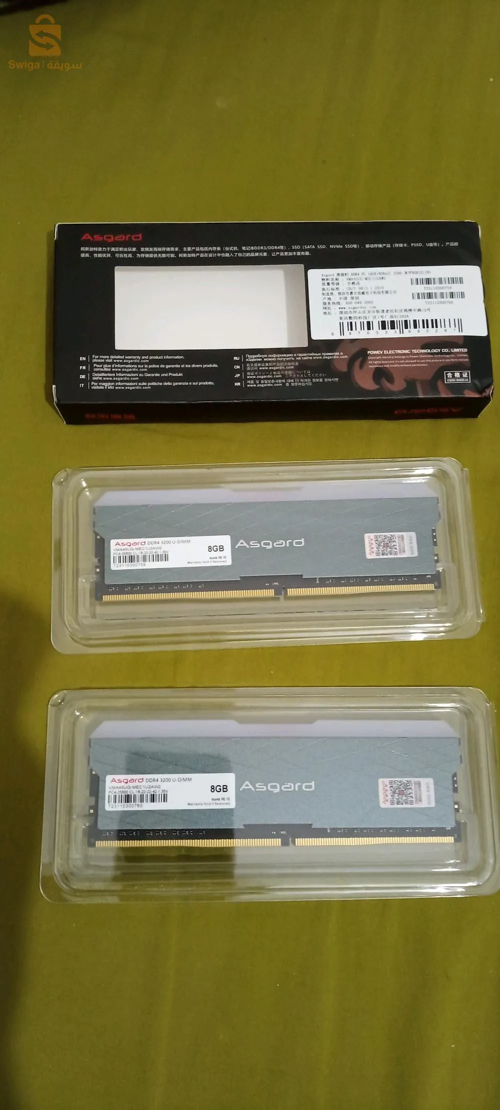Asgard RAM 8GB*2 DDR4