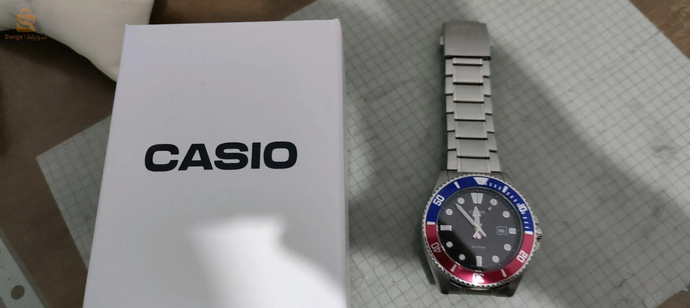 casio Pepsi édition water resistant 200 mètres