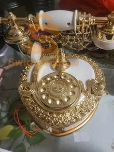 هدية صندوق موسيقى على شكل هاتف ديكورهاتف قديم