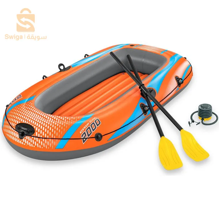 bestway 61141 kit bateau gonflable kondor elite 2000$🤍🤍