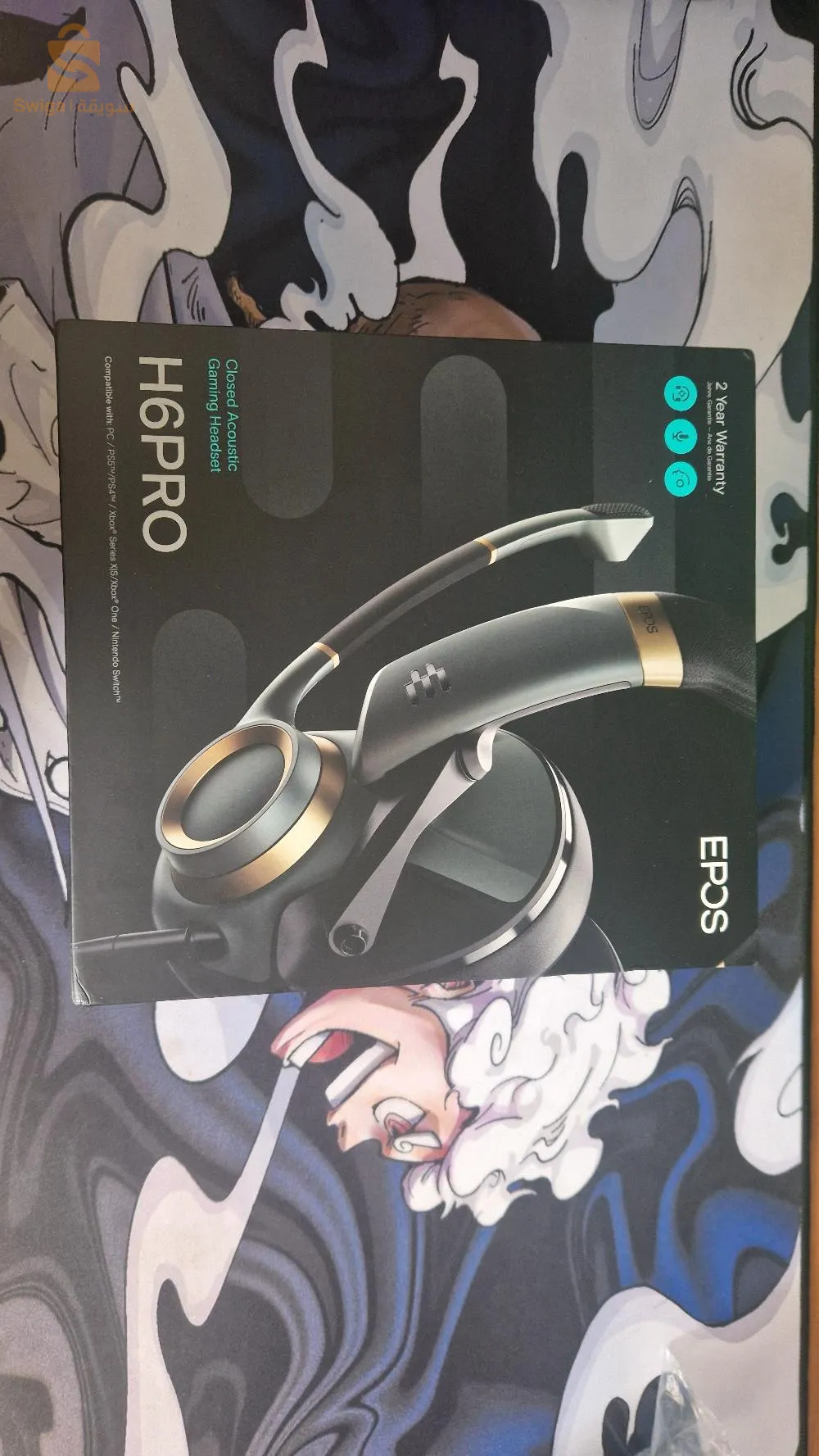 Epos H6 Pro سماعات رأس مغلقة من الخلف مع ميكروفون