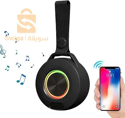 مكبر صوت لاسلكي صغير مع بطارية قابلة للشحن، بلوتوث 1800 وات DUNTH DU-SP130$👍