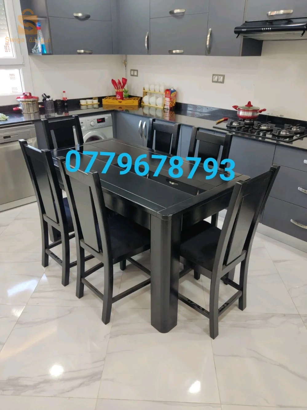 Table salle à manger 6 chaises être produit local En bois hêtre  🤩🤩