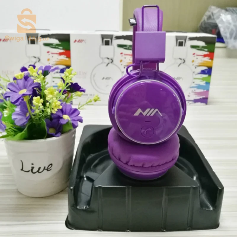 Casque Bluetooth Nia Q8 🔥🔥🔥avec lecteur carte mémoire