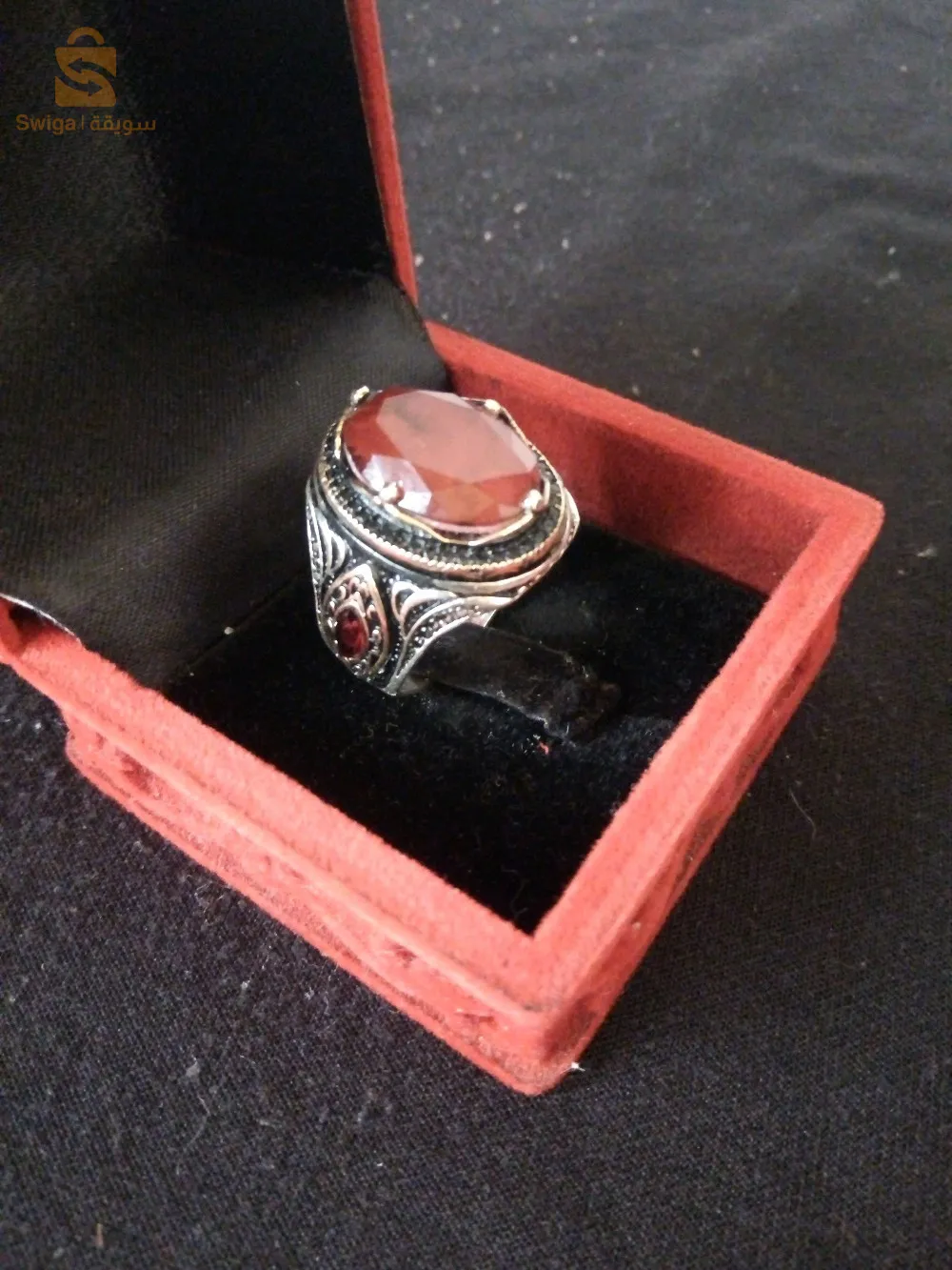 خاتم فضة عيار 925