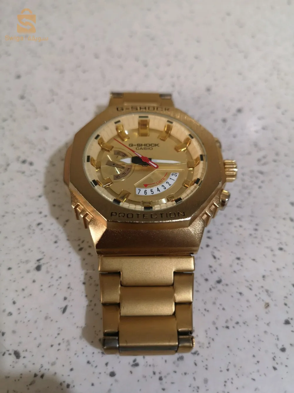 ساعة CASIO G-SHOCK 10 BAR 5051 EF-534 JAPAN MOVT