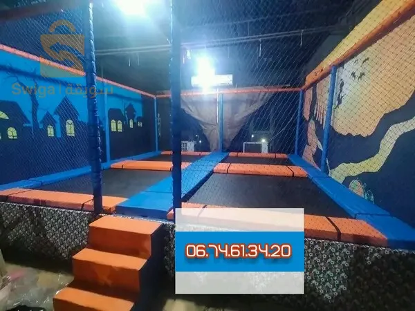 ترامبولين، غرف العاب وماناج. Trampoline, soft play& manege