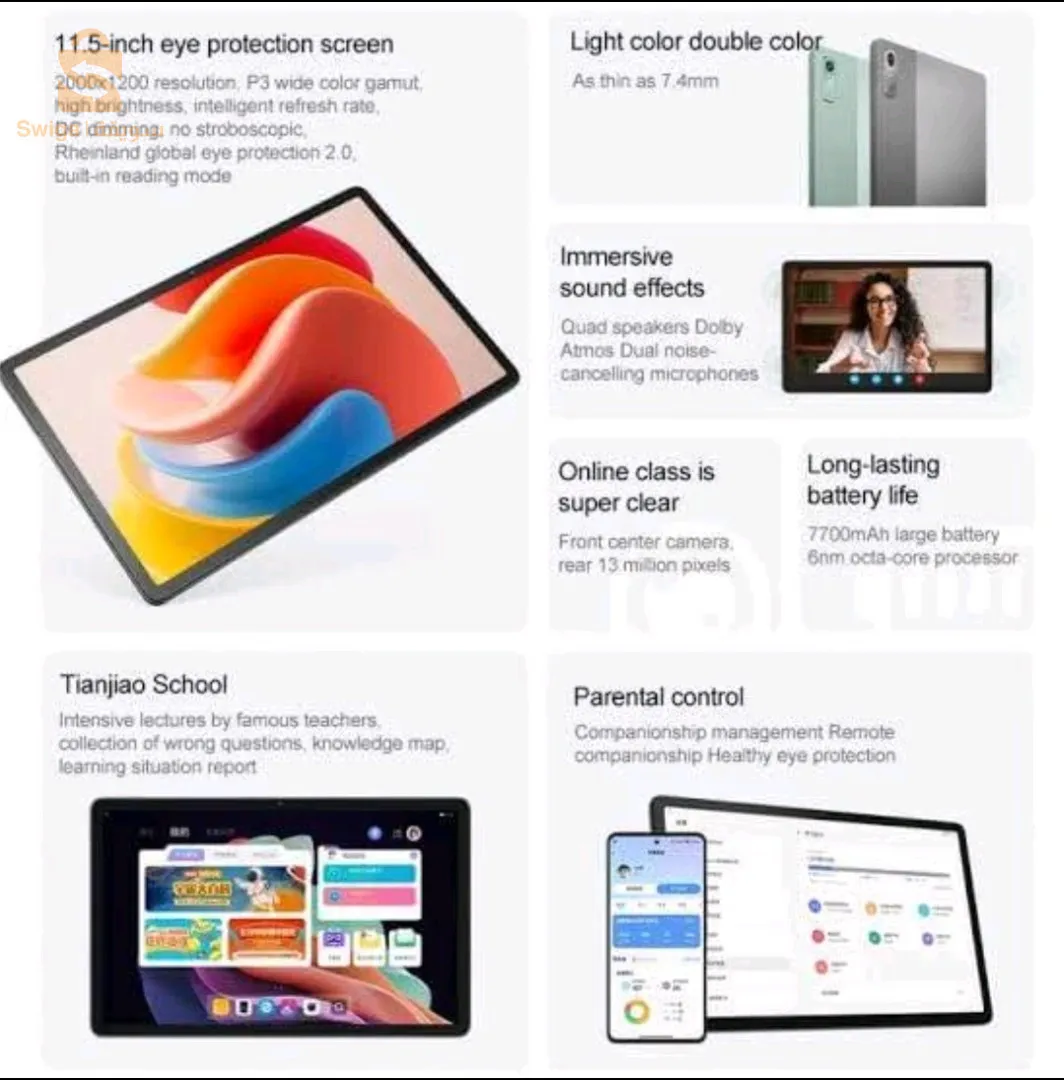 tablette jdida avec Lenovo pencil 2e génération et clavier