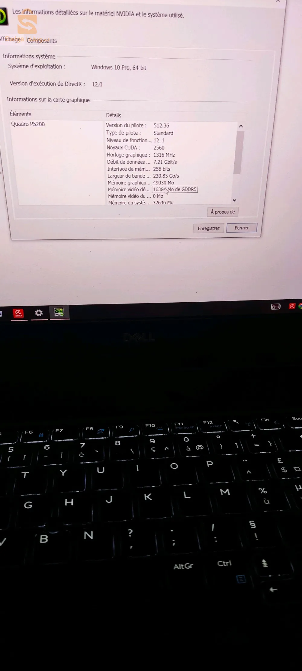 DELL Précision 7730
I9-8950HK,64GO,SSD.NVMe(1To+512Go),NVIDIA.Quadro.P5200 16GoTotal 48go,17"