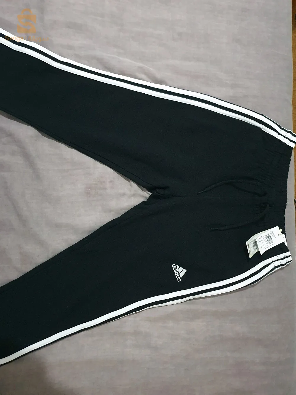 ADIDAS ESSENTIALS 3-STRIPES FRENCH TERRY CUFFED PANTS