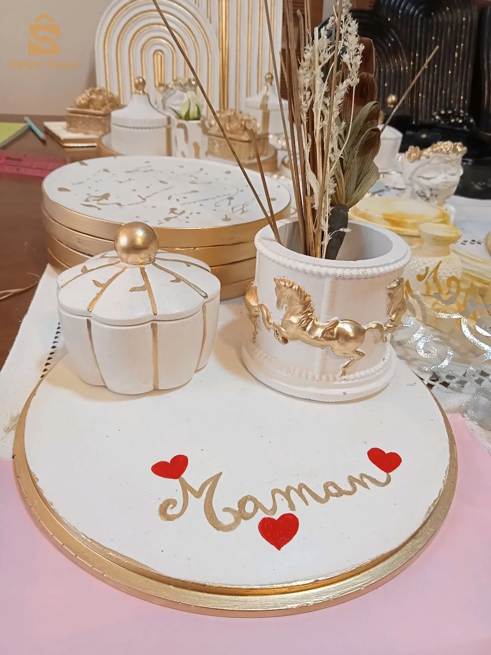 plusieurs articles pour décoré vos coiffeuse ou table basse celon le choix .chaquin son prix