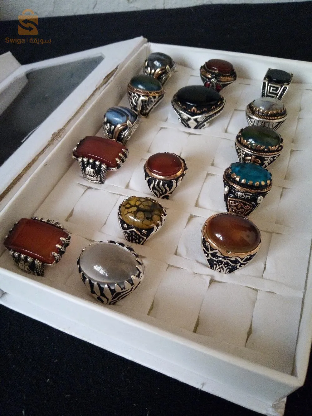 خاتم فضة عيار 925