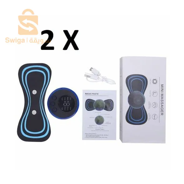 عبوة من 2 × بساط تدليك كهربائي صغير للجسم Pack 2 x Mini Tapis de Massage Electrique pour le corps