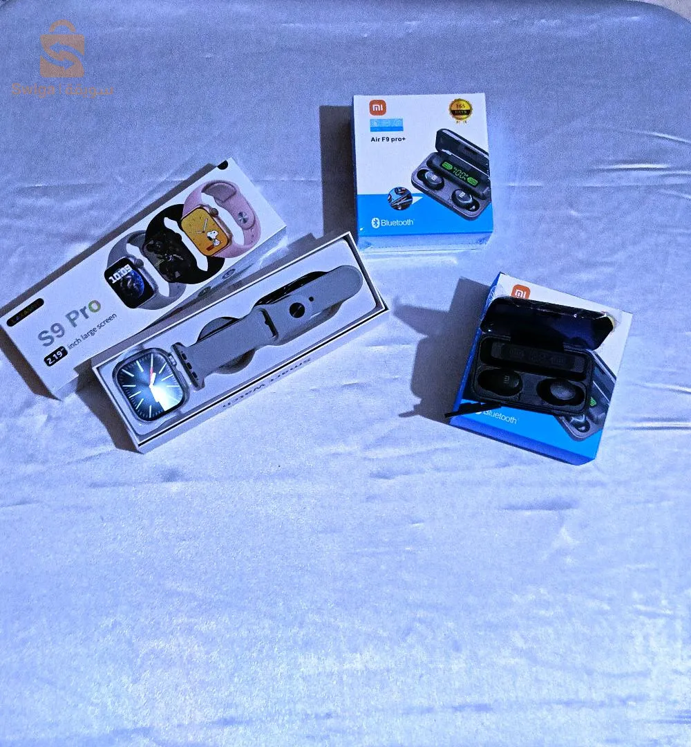SmartWatch s9 pro+ airpod realme f9 pro plus
