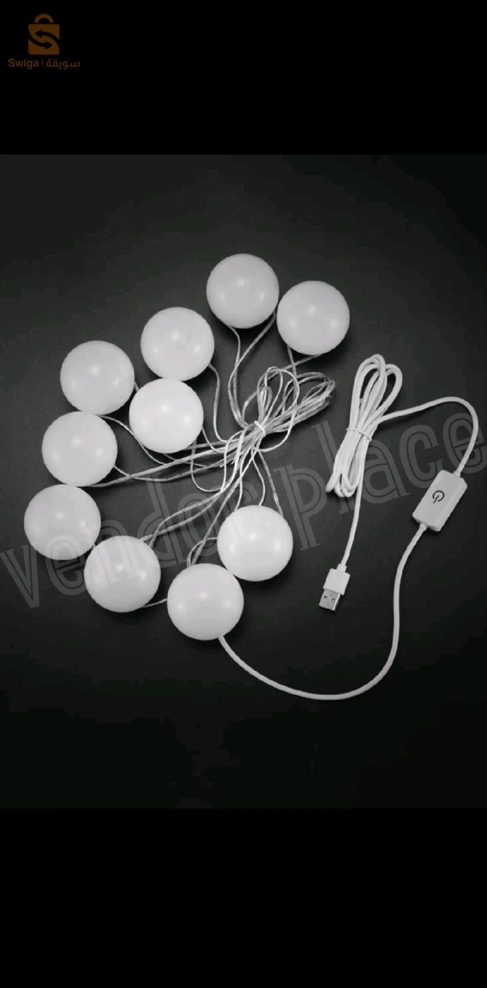 أضواء مرآة المصابيح LED 10pcs