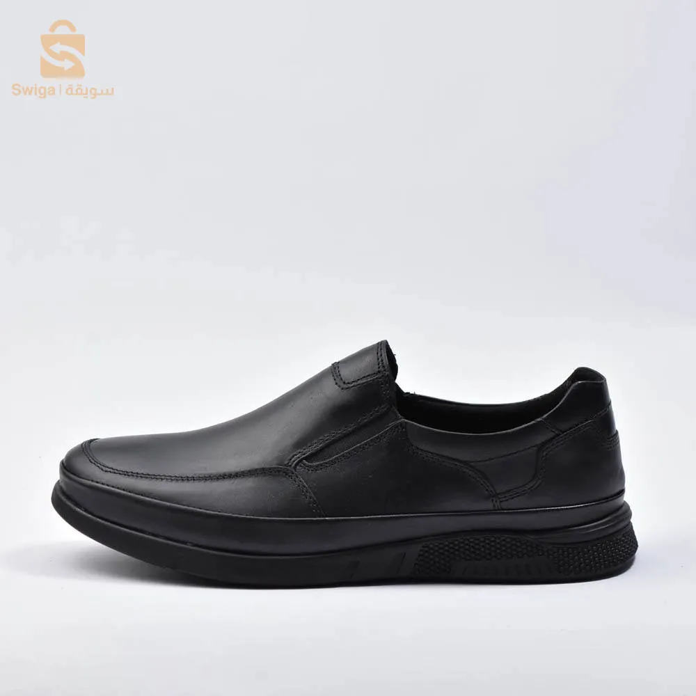Trappeur cuir noir pour les hommes