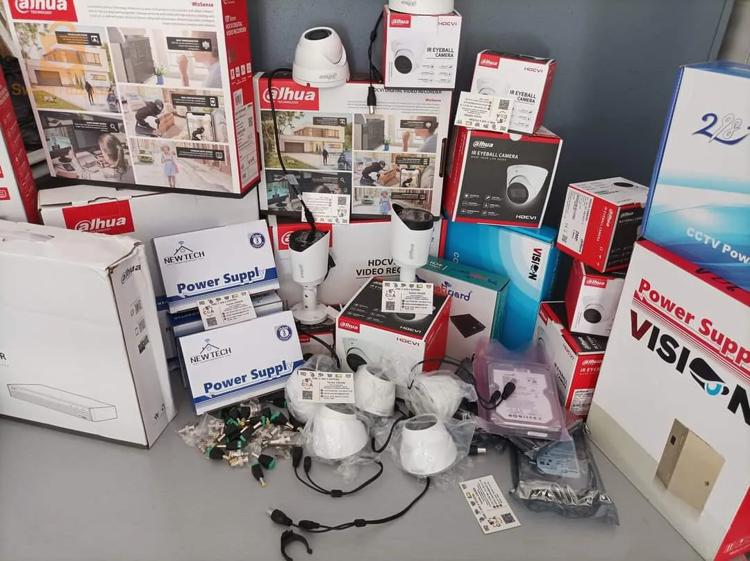 installation réparation tout les types dès caméra et système d alarme 
réseau informatique et internet 🛜