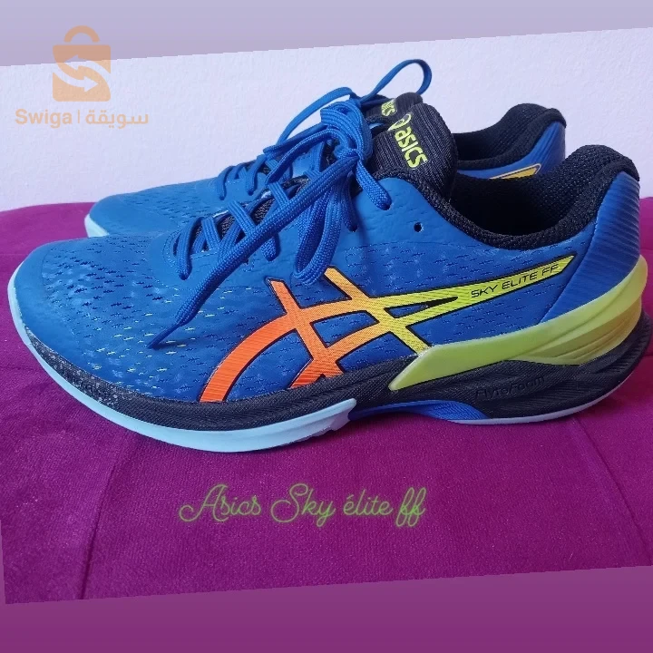 #Disponible_0558459644
New Articles. #kaba_Européen 
# Asics Sky élite ff
Flyte foam gel 
#couleur :Blue /sour/ yuzu
Pointure:40,5(25.5cm)
#nike #nikeshoes #NikeAirMax #nikeair #NikeAirJordan #nikerunning#Asics