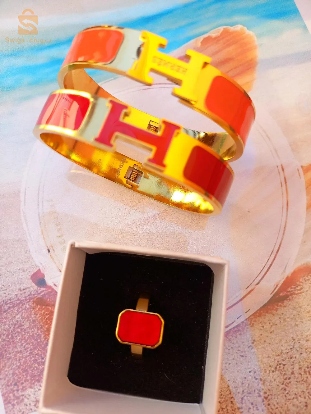 Hermès Bracelet en acier inoxydable