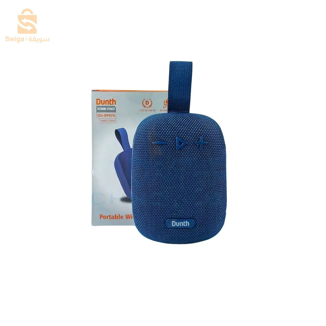 مكبر صوت بلوتوث لاسلكي صغير، IPX6 مقاوم للماء عالي الدقة مكبر صوت بلوتوث 5 وات DUNTH DU-SP070$👍