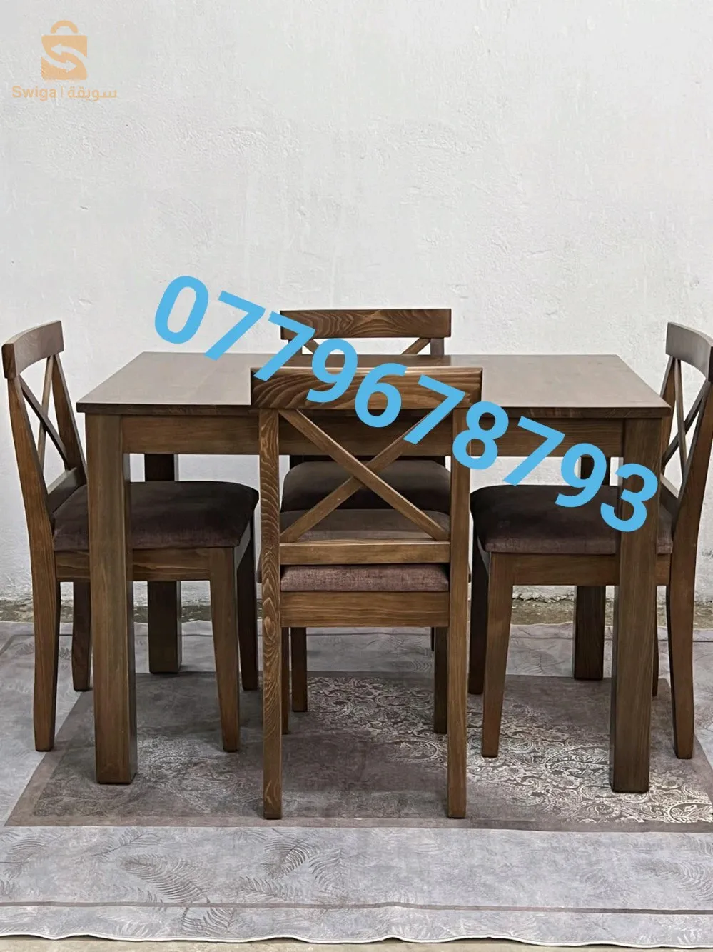 table de cuisine 4 chaises hêtre 100%